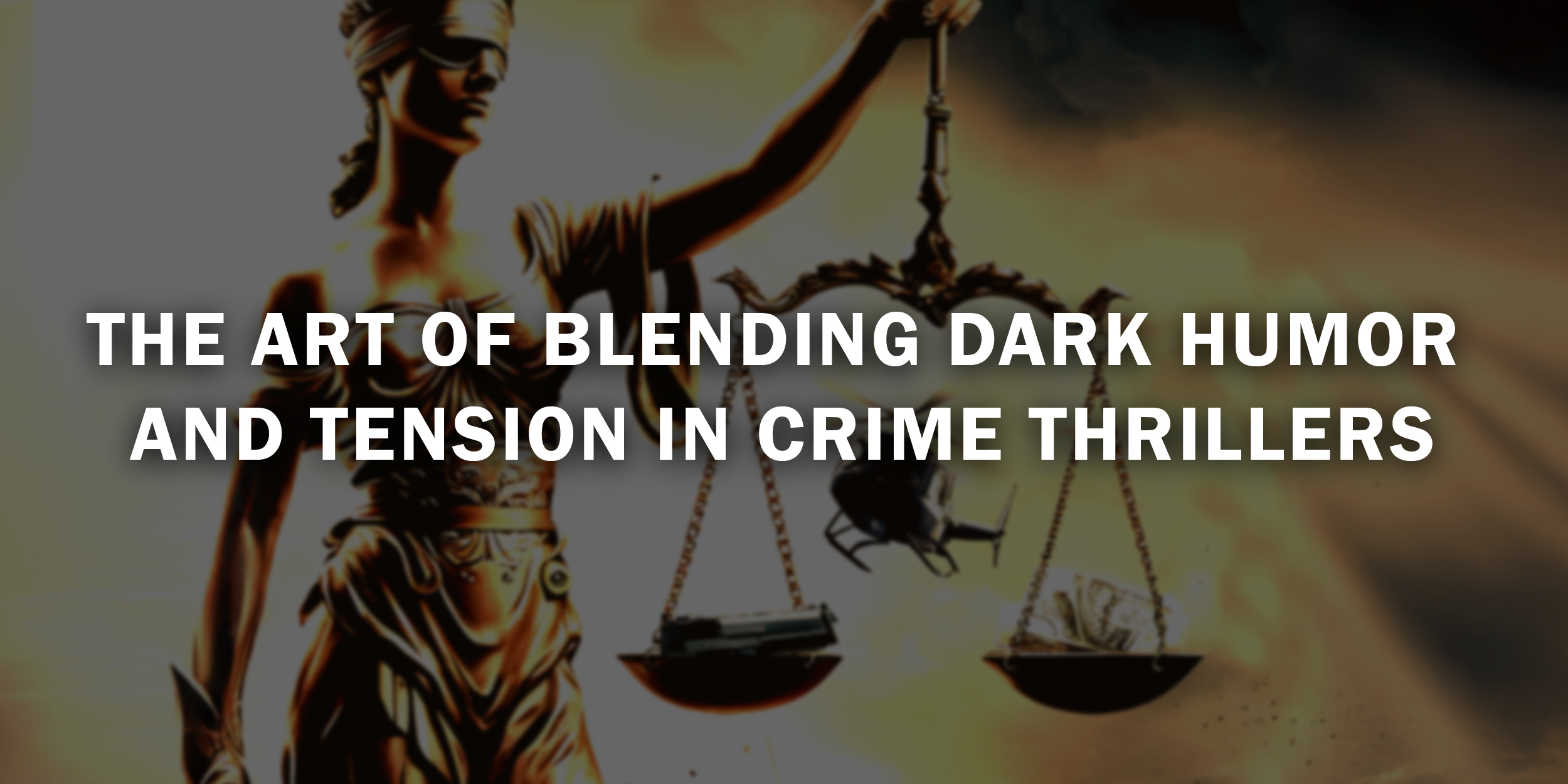 The Art of Blending Dark Humor and Tension in Crime Thrillers